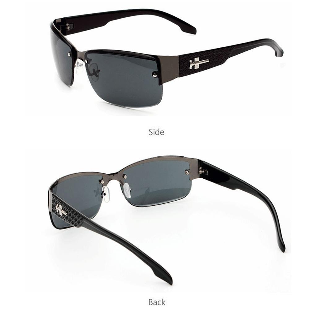 New Men's Sunglasses Men's Metal Frameless Copy-piece Sunglasses Square Riding Sunglasses