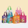 12/30pcs Easter Celebration Non Woven Tote Bags Eco-Friendly and Reusable Bunnies Eggs Florals Pattern Candy Container
