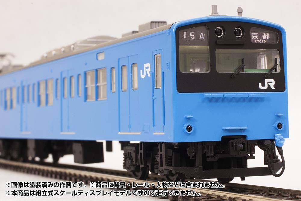 PM Office A JR West 201 Series DC Train Keihanshin Local Line Kuha 200 Display Model Unpainted Assembly Plastic Kit PP087 1/80 201/Kuha