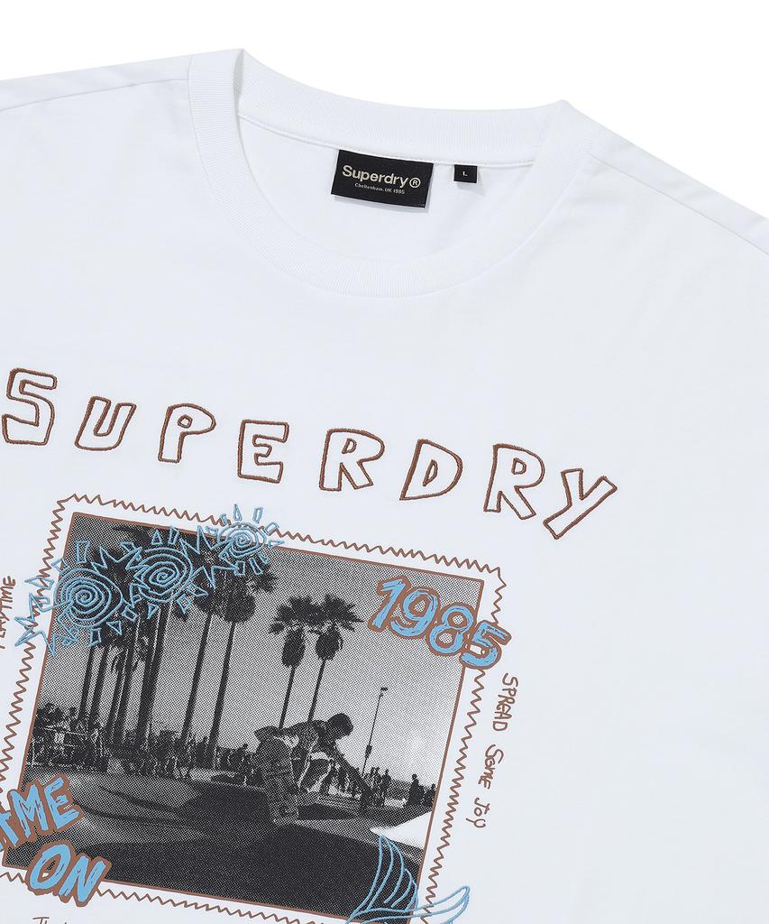 Syupeodeulai Summer Skating T-Shirt White