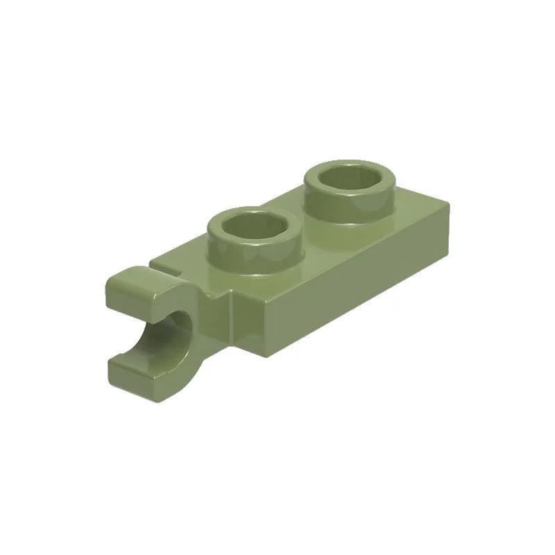 100pcs 63868 42923 Modified 1 x 2 Clip on End Bricks Collections Bulk Modular GBC Toys For Technical MOC DIY Building Blocks