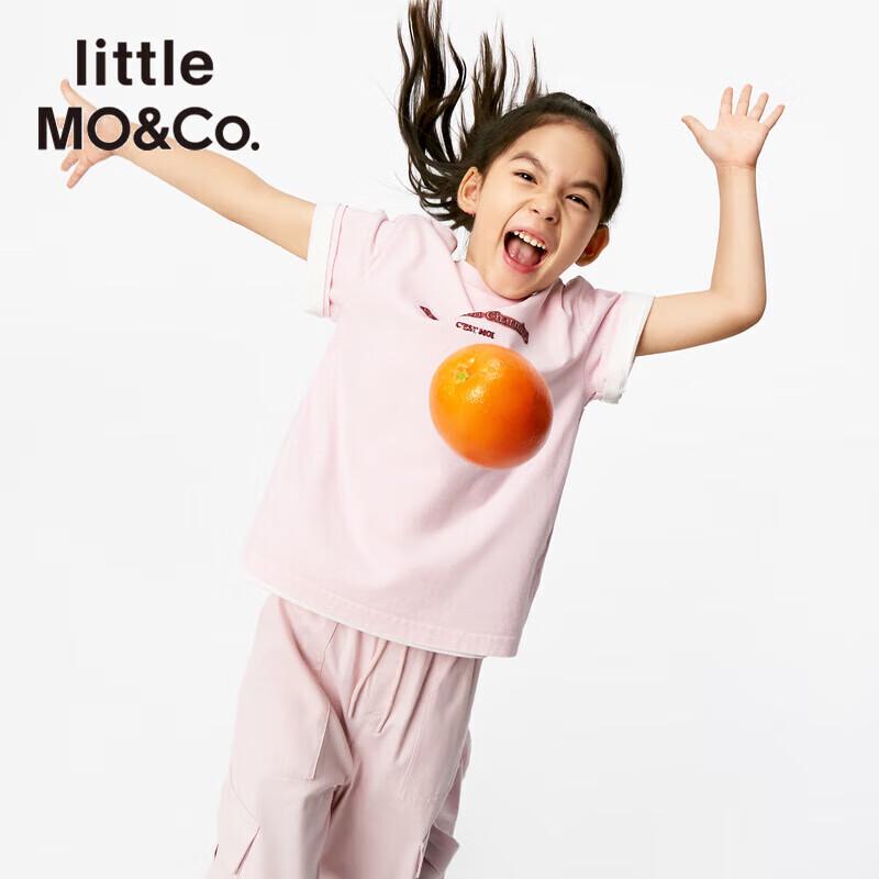 little MO&Co. Kids' Cotton Graphic Short-Sleeve T-Shirt