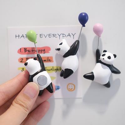 Roztomilý a hravý malý panda magnet na lednici suvenýr Po magnet na zeď magnet na lednici v čínském stylu dárek