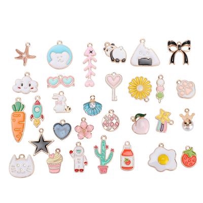 30Pcs Different Patterns Alloy Pendant for Making Necklace Bracelet Earring DIY Jewelry Accessories