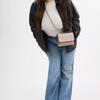 Coach Klare 18 Logo Buckle Closure Crossbody Bag Women crossbody bag Gray Brown CW206-SVPWH