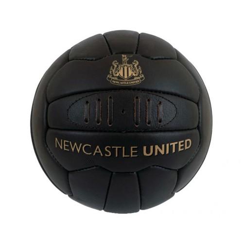 Newcastle United FC Heritage Retro Leather Football