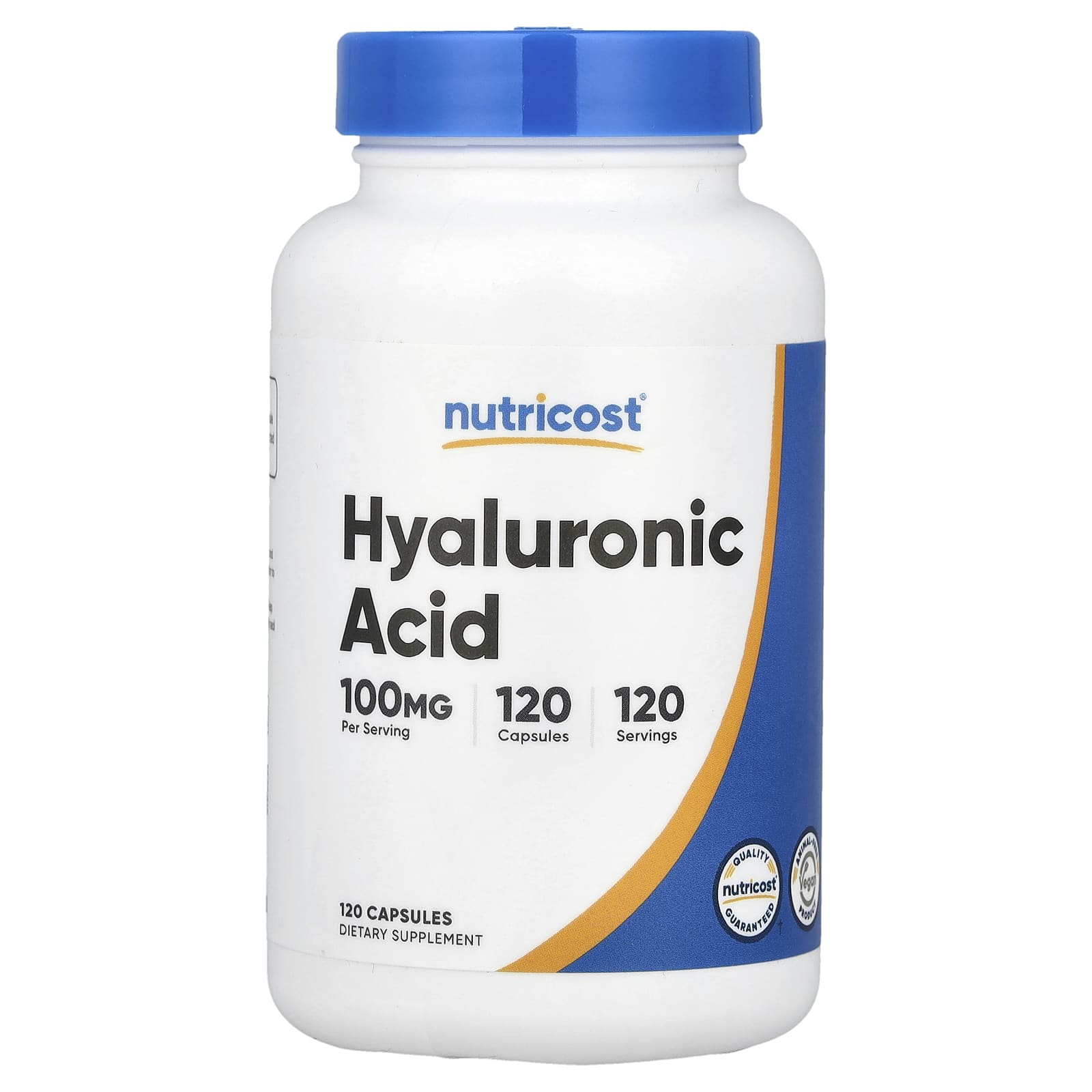 

Hyaluronic Acid, 100Mg, 120 Capsules