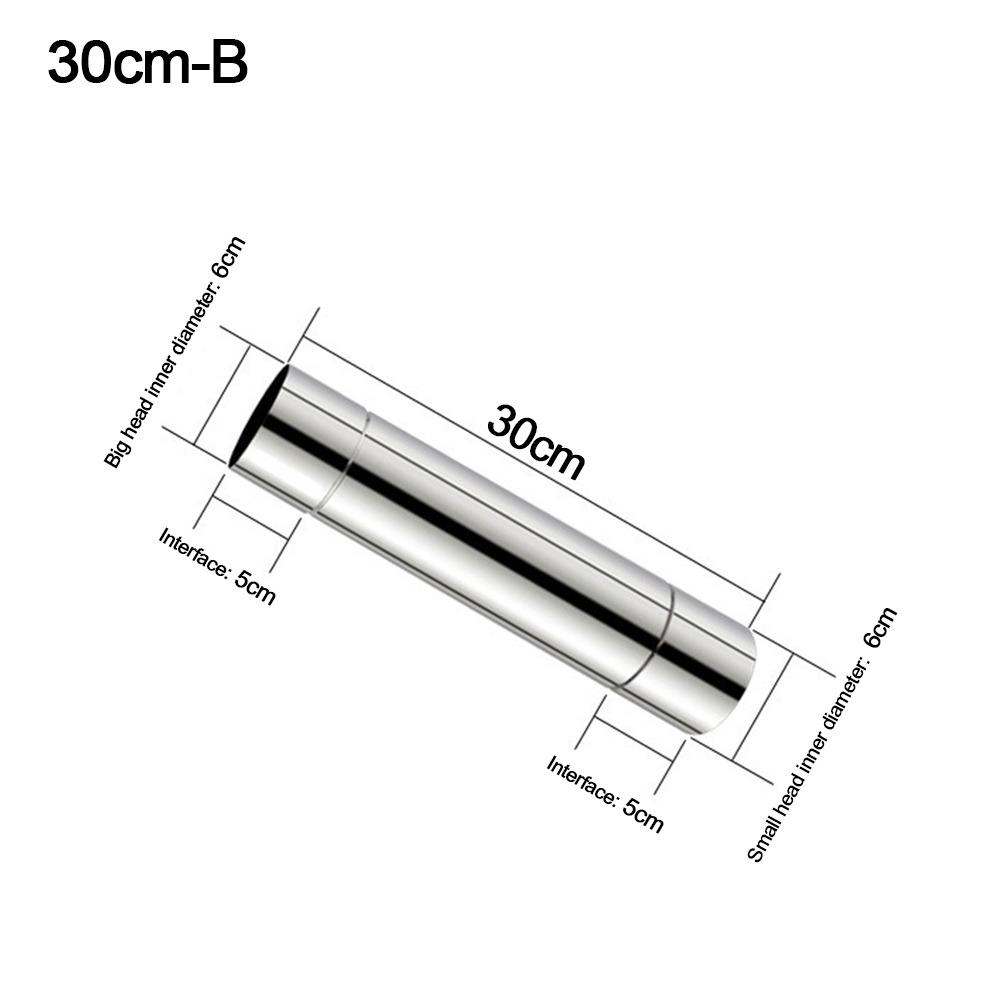Diameter 6CM Chimney Pipes Stainless Steel Stove Pipes Flue Extension Tube  Tents
