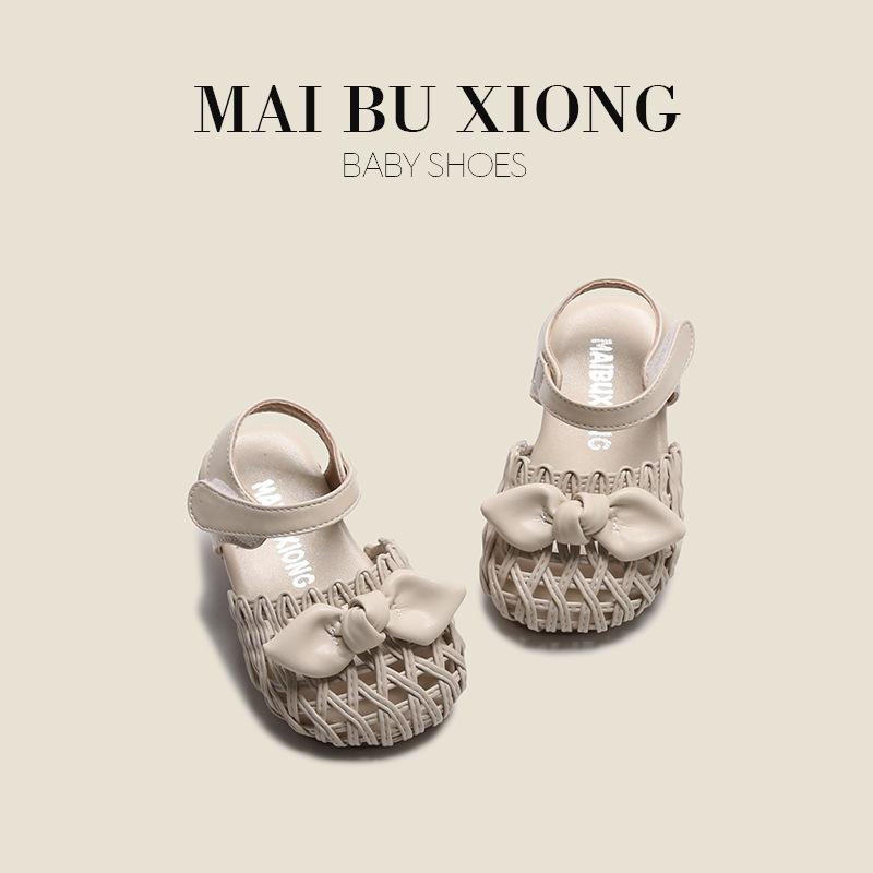 

MAIBUXIONG Baby Girl Summer Sandals Baby Soft-soled Toddler Shoes Girl New Princess Shoes Non-slip Leather Shoes.