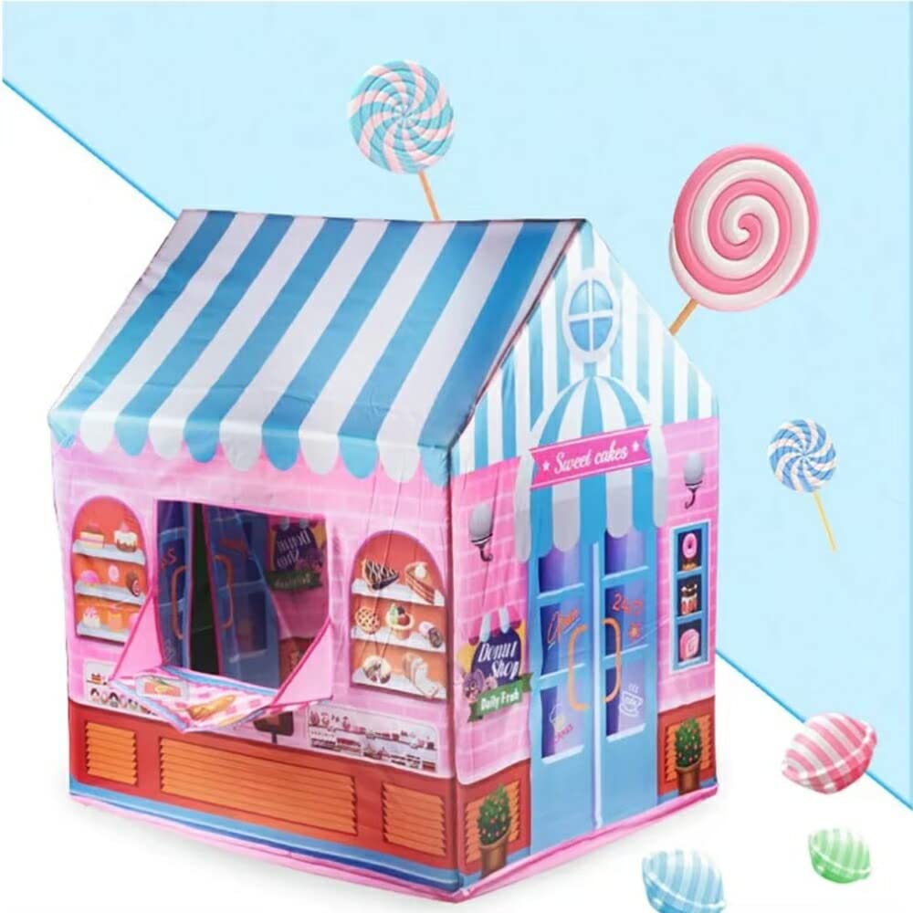 Tent for Sweets Store Authentic Tent Kids Tent [AiO JAPAN] Children, Shop, Store, Cake, Donut, Sweets, House,