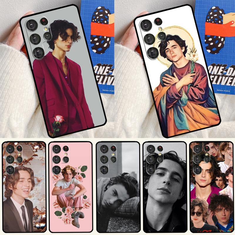 Timothee Chalamet Actor Soft Case For Samsung Galaxy S25 Ultra S9 S10 S20 FE S21 S22 S23 Plus S24 Ultra Funda Cover