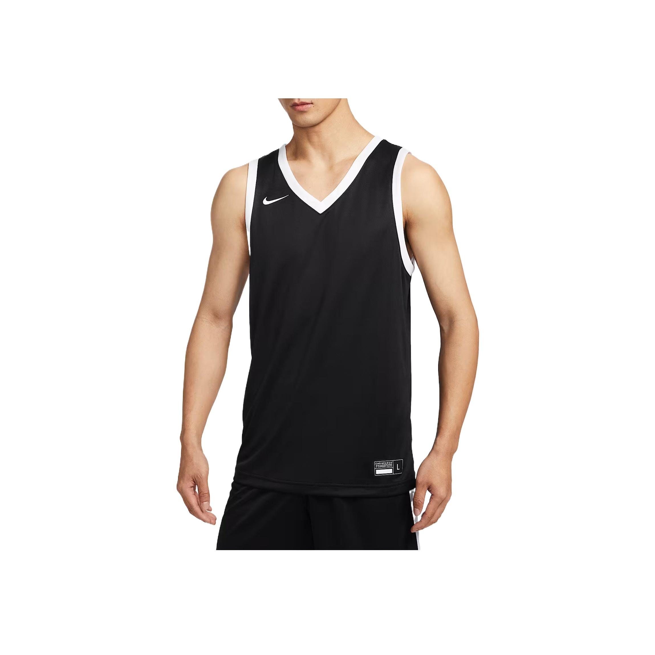 

Nike Dri-Fit Crossover Comfortable Fashionable Versatile Basketball Vest Men Tops Black IB8638-010 M