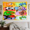 Animal Friends Puzzle Large Wall Tapestry,Ideal for Office Backdrops, Holiday Gifts, Home Decor (Living Room, Bedroom, Dorm, Parties), and Outdoor Cel