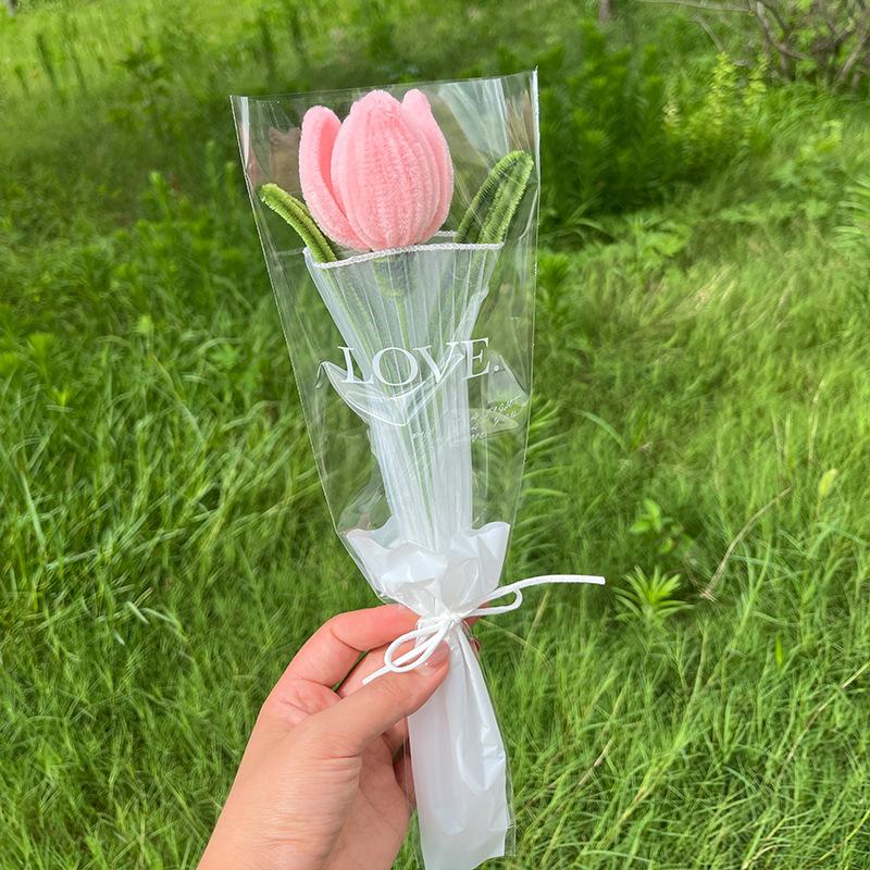 

Готовый тюльпан, скрученный из плетеных стержней, букет цветов, плетеный вручную, искусственный цветок, свадебный букет, изделия ручной работы, подарки на день рождения as picture