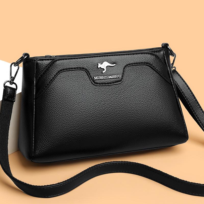 PU Middle-aged Mother Bag Women's Shoulder Crossbody Small Square Bag