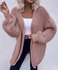 Women's Chic Loose Knit Cardigan Sweater Coat