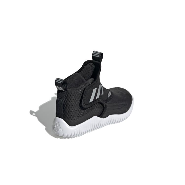 New Adidas Rapidazen C Rdy C Slip Resistant Mid Top Kids' Running Shoes Black White Children Aged 3 7 Years Old FX9093