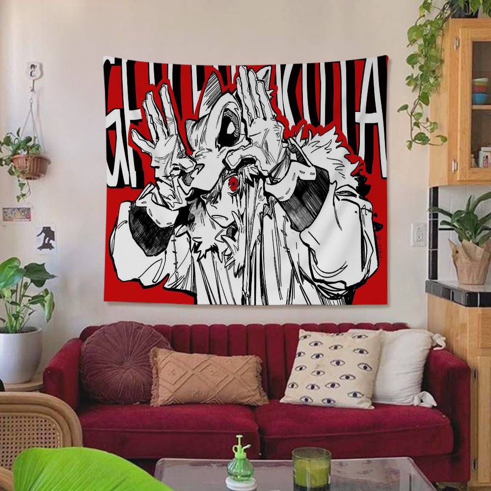 Japan Anime Gachiakuta Anime Hangend Boheems Wandkleed Boheemse Wandtapijten Mandala Kawaii Kamerdecoratie