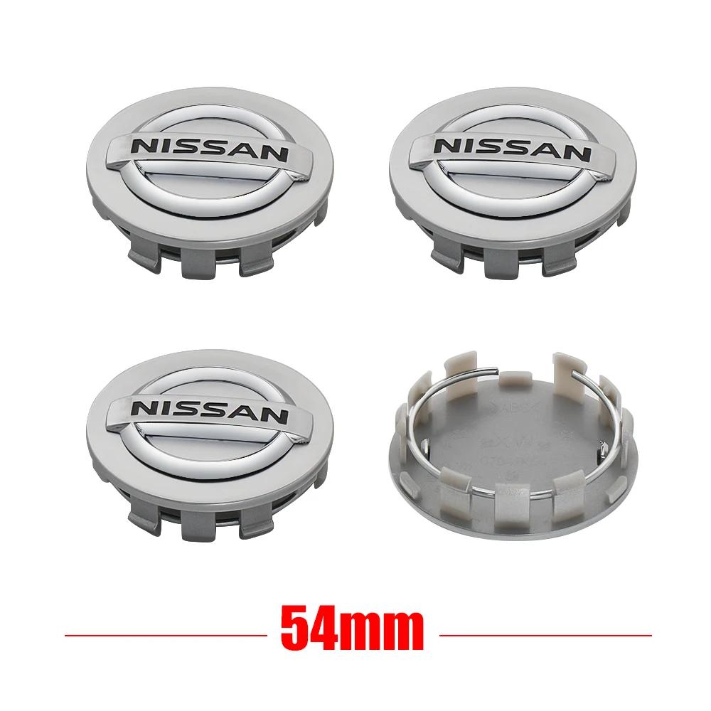 

4Pcs for Nissan Car Wheel Center Hub Caps Qashqai J11 Juke GTR X-Trail Patrol Micra Navara Tiida Murano Sentra Leaf Rims Covers