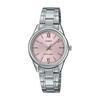 Reloj Analógico Estándar para Mujer Casio LTP-V005D-4B2 Acero Inoxidable Esfera Rosa 3 Agujas