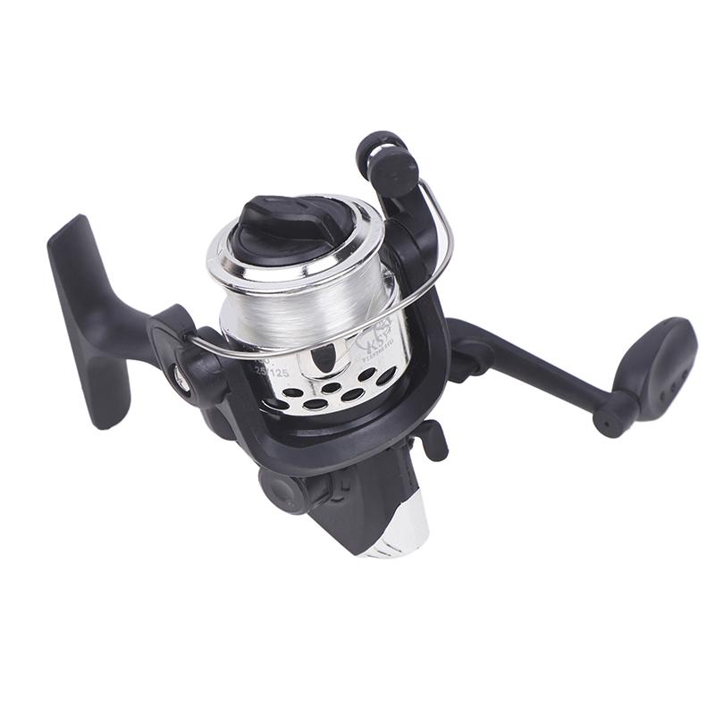 

Portable Drag Fish Wheels Ultralight Fishing Reel Gear Ratio 5.2:1 Spinning Reel With 60M Fishing Line Angling Supplies серебряный