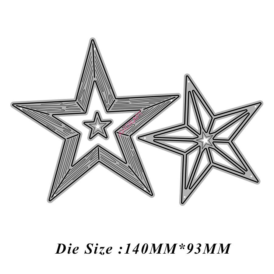 

Large Five-Pointed Star Metal Carbon Steel Die-Cut Mold for DIY Projects, December 2023 Release 140x93mm, 15g/set