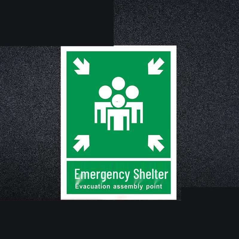 Emergency Evacuation Assembly Point Sign