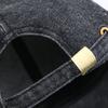 Modische Bestickte Denim Baseballkappe für Herren und Damen, Lässige Vielseitige Weiche Kappe