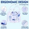 Men's External Catheter Kit, 3 Urine Bags + 3 Catheter Sheaths Set, Disposable Collection Bag with Anti-Leak, Hospital & Home Care
