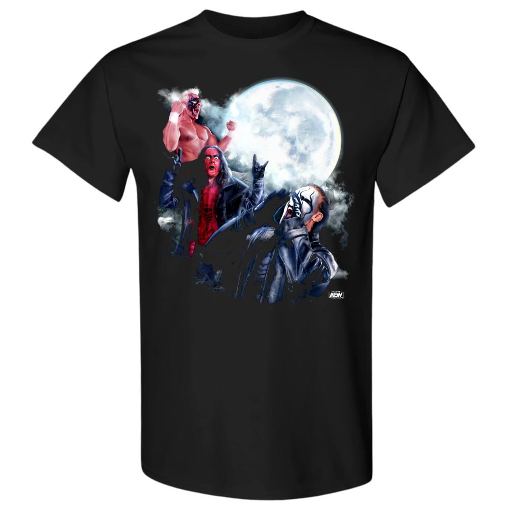 STING  3 STING MOON AEW Official TShirt Unisex T-Shirt S