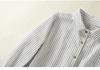 Artistic Cotton Linen Striped Long Sleeve Casual Loose Plus Size Shirt 2025