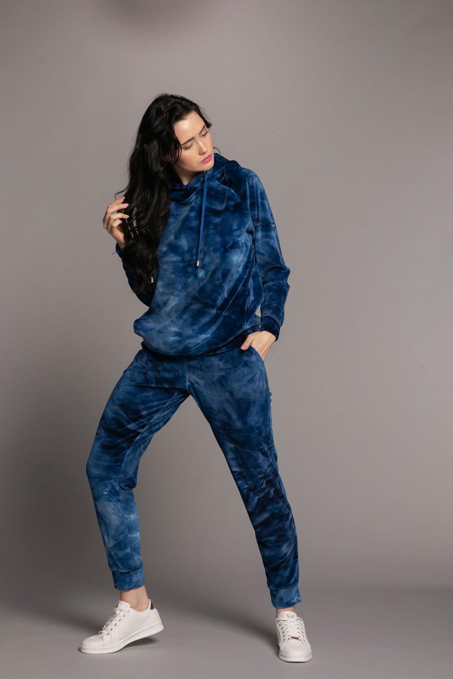 

комплект: худі та штани Effetto (90411) 48(XL) імперська синього кольору