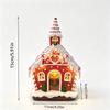 Christmas Gingerbread House Glowing Music LED Christmas Warm Light Candy House Window Desktop Decoration Christmas Gift