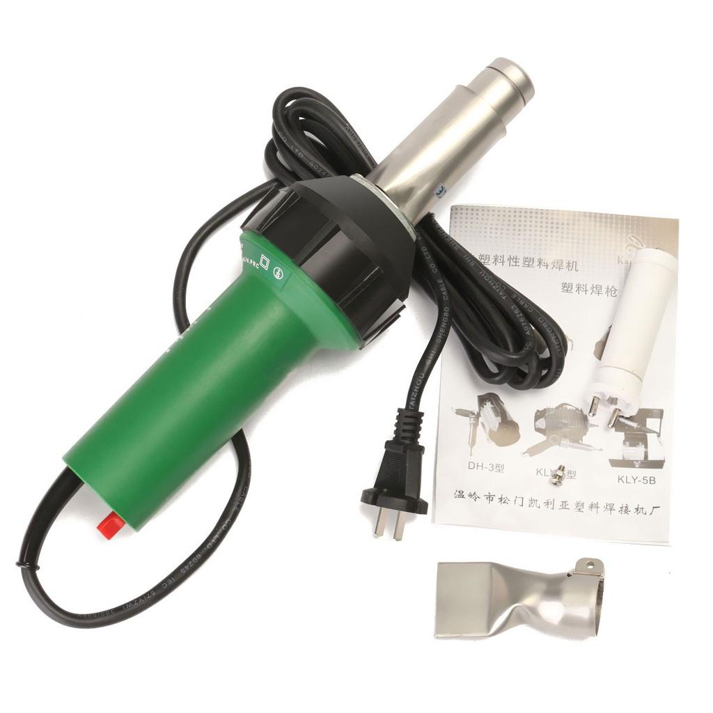 

1600W 220V 50Hz Electronic Hot Air Guns Plastic Welding Torch Welder Heat Hot Tools Kit + Nozzle Welding Machine