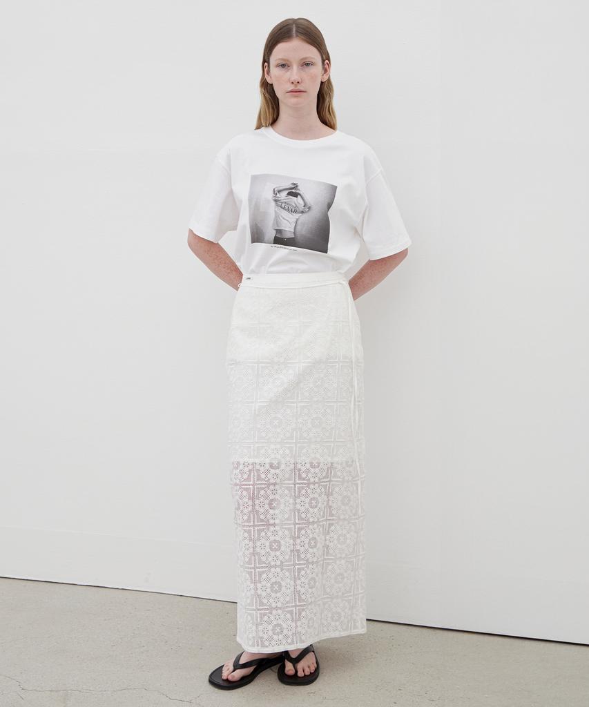 Leuba Crochet Lace Skirt - Off White
