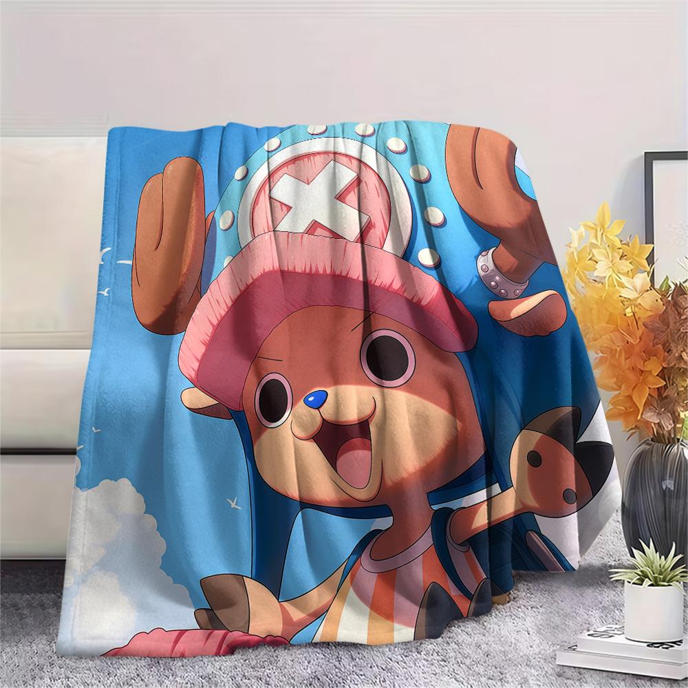 One Piece Chopper Theme Collection flannel blanket, soft flannel for daily use, great gift for fans
