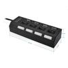 4/7 Ports USB HUB 2.0 Adapter Expander Multi USB Splitter Multiple Extender with LED Lamp Switch for PC Laptop