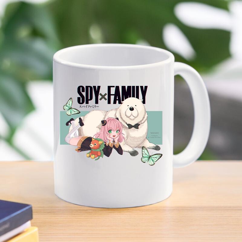 Spy X Family Anya kubek do kawy kubek Loid Yor fałszerz kubki ceramiczne dla dzieci chłopcy herbata kawa z mlekiem naczynia do picia prezent dla przyjaciela