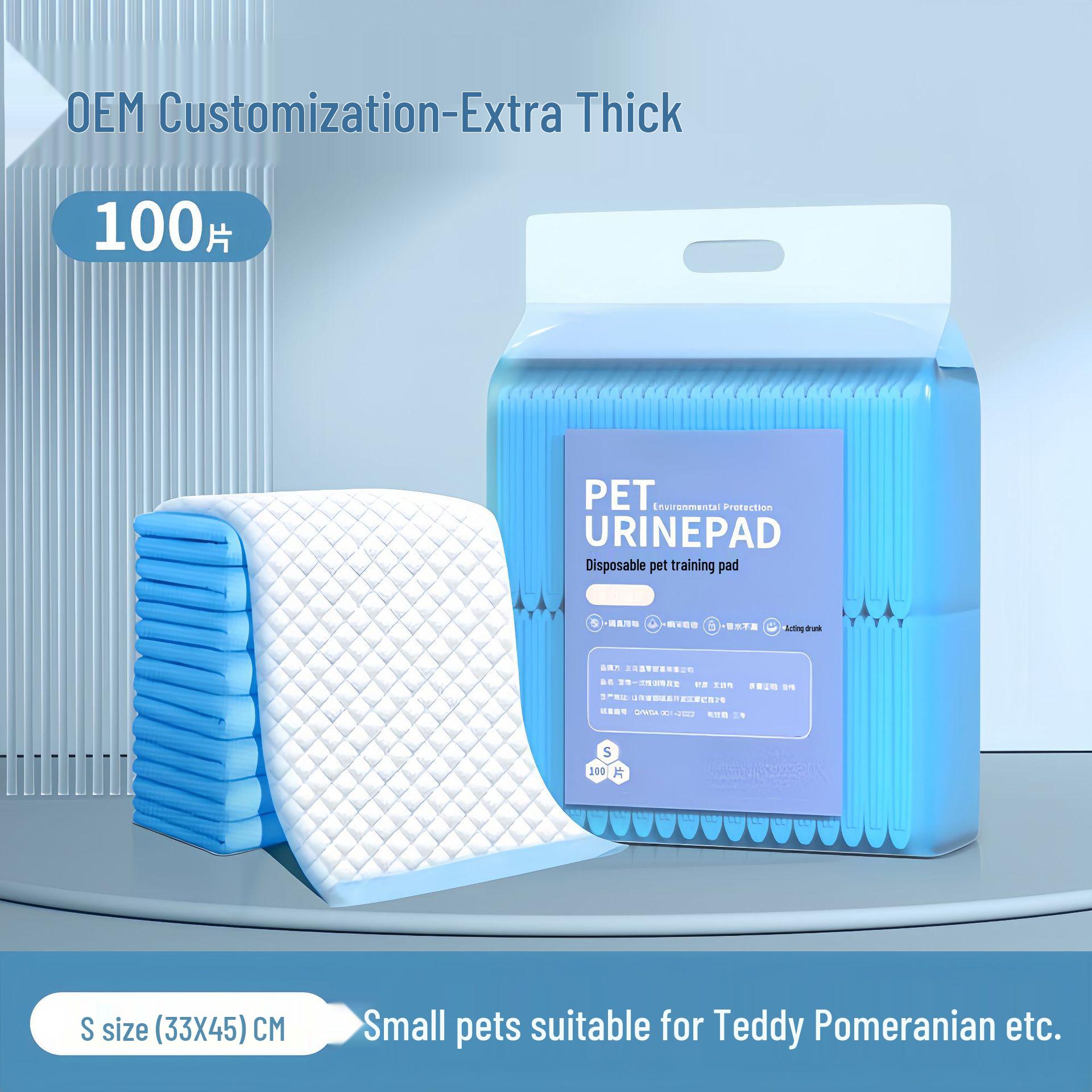 Утолщенная одноразовая пеленка для питомцев - Впитывающая, Водонепроницаемая для собак и кошек