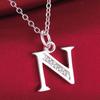 26 letters 925 sterling silver Necklace Pendant Shining 5A Zircon for Women Fashion Wedding Engagement Jewelry GiftsGood product