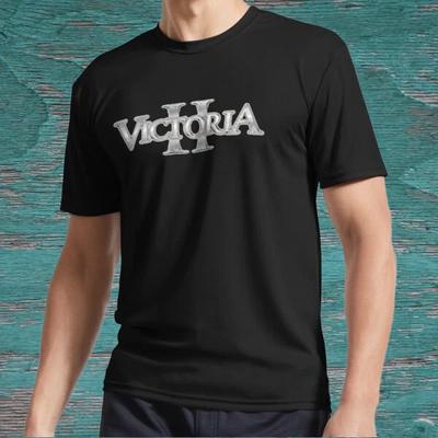 Nuova T-shirt Active con logo Victoria 2 Logo T-shirt Americana Taglia divertente dalla S alla 5XL