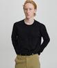 NOIRER Cotton Slub Long Sleeve T-Shirt (Black)