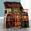 Manchester Personalized Name Blanket Gift Personalized Blanket Ultra-Soft Perfect for Home Decor Bedding Chair Office Chair All-Season Use