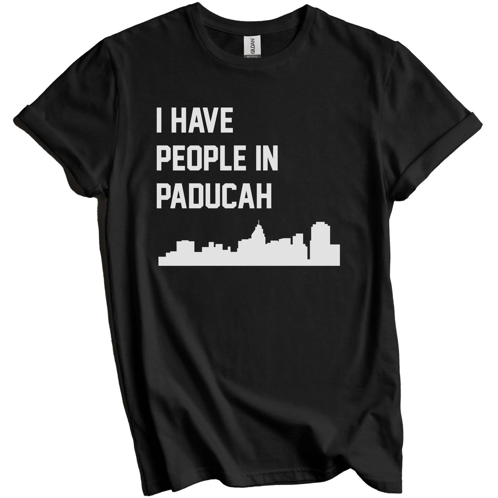 I Have People In Paducah Kentucky Skyline T-Shirt M