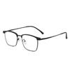 Ladies' high-end square fashion trendy glasses with simple design comfortable fit and protective lenses