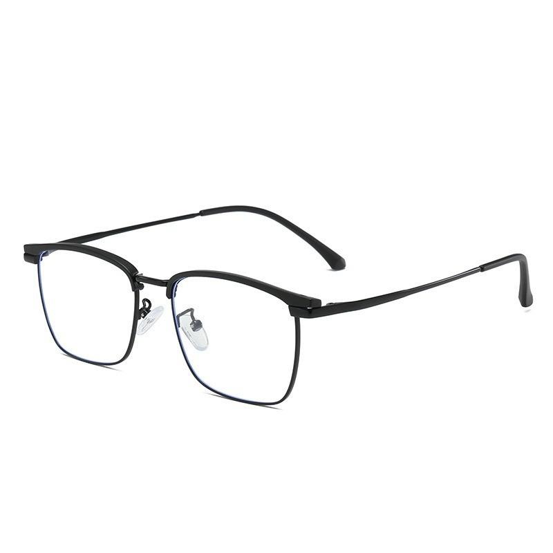 Ladies' high-end square fashion trendy glasses with simple design comfortable fit and protective lenses