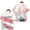 Game Blue Archive T-shirt Male 3D Print Kid Anime T shirt Men Women Short Sleeve O-Neck Tee Fashion Harajuku Cosplay Cartoon Top