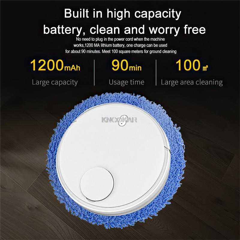 Automatischer Wischroboter, trocken und nass, 2-in-1-Reinigungsroboter, intelligente Bodenstaubentfernung, Heimreinigungsmaschine