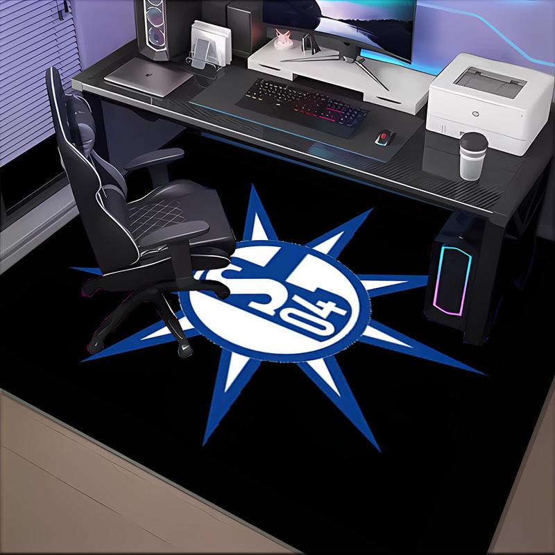 Shining Star Of Fc Schalke Rug Office Floor Mat - Machine Washable for Bedroom, bedroom, livingroom, Room Decor Fan Gifts Christmas