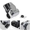 Universal 150DB Horns Loud Powerful Dual-Tone Compact Electric Air Horn for Motorcycles Cars Boats Atv Chrome 12V